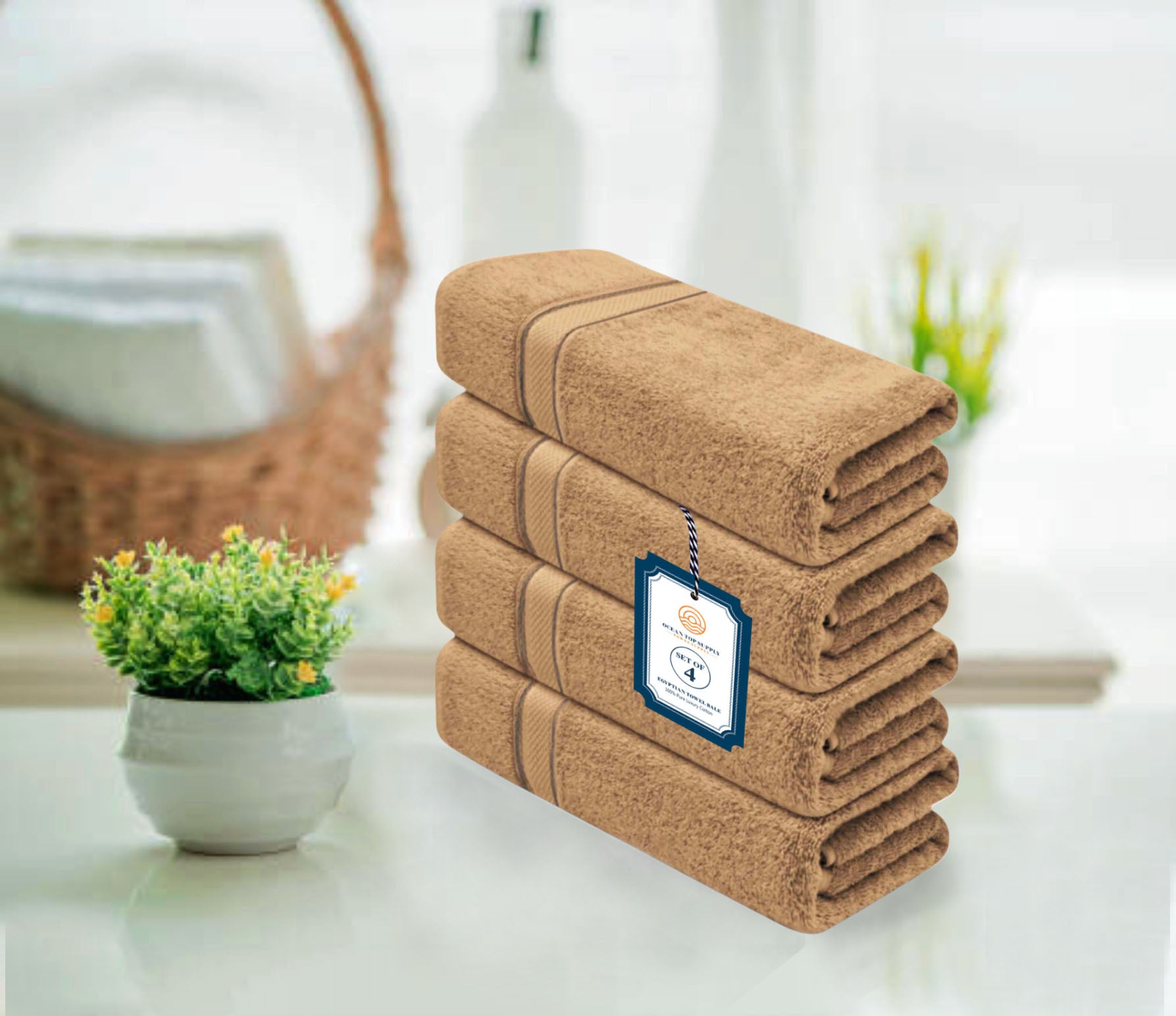 Premium Bath Towels Set of 4