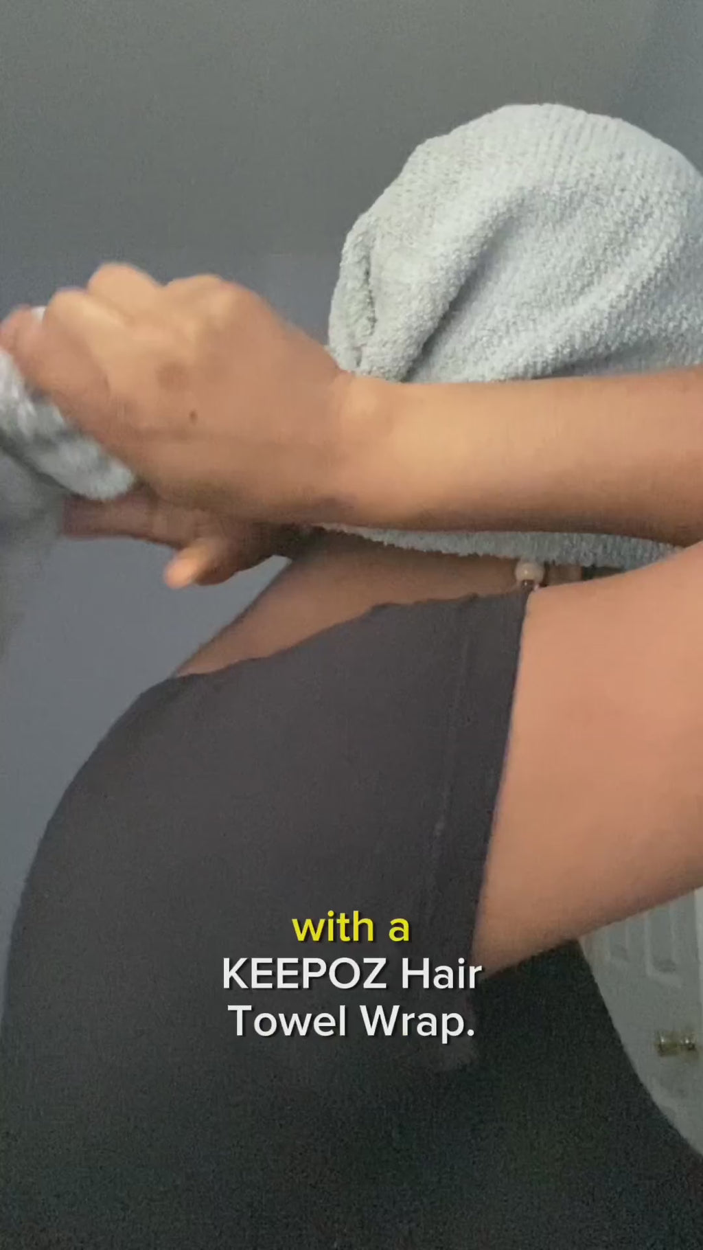 KEEPOZ Hair Towel Wrap(2pcs)